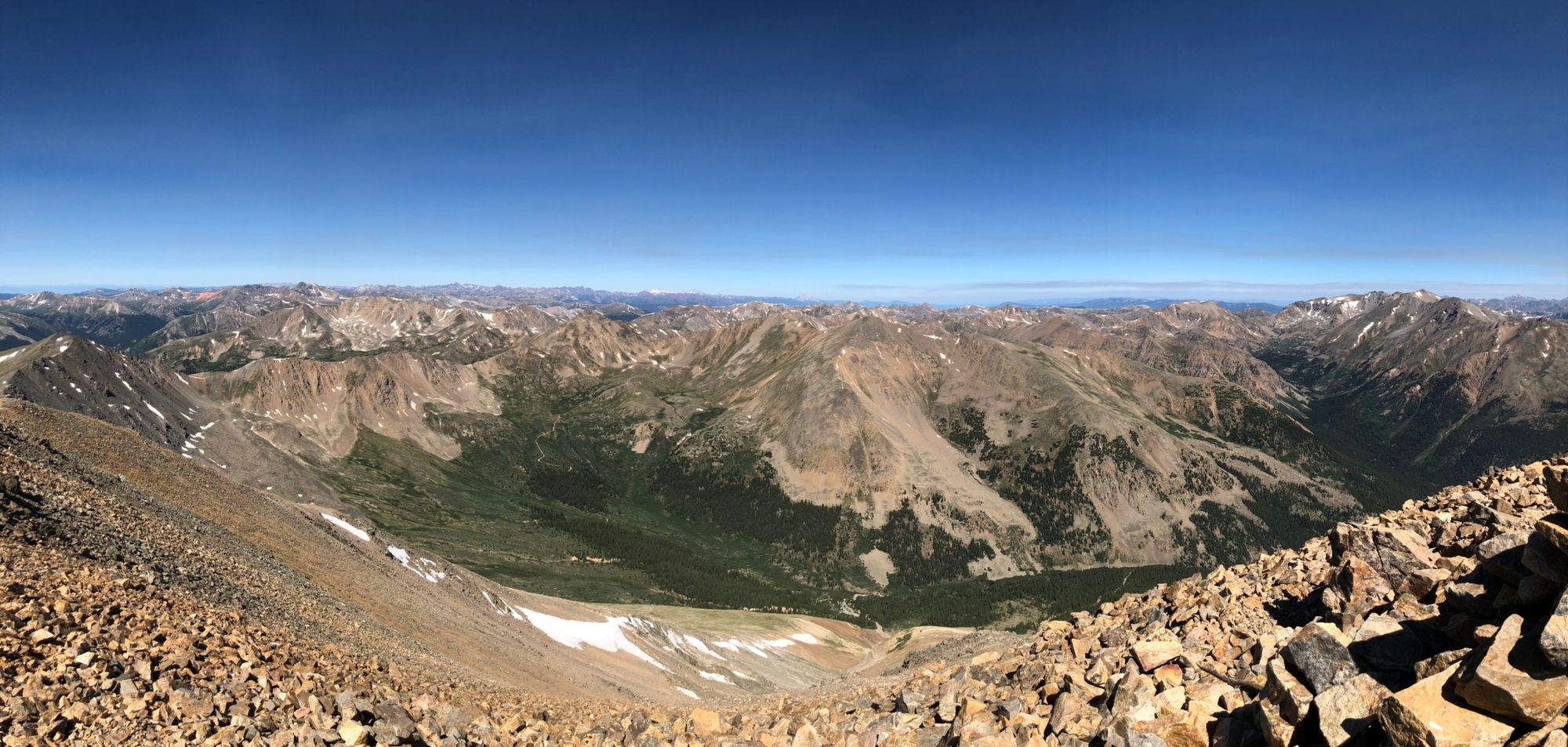 Panorama view from the summit