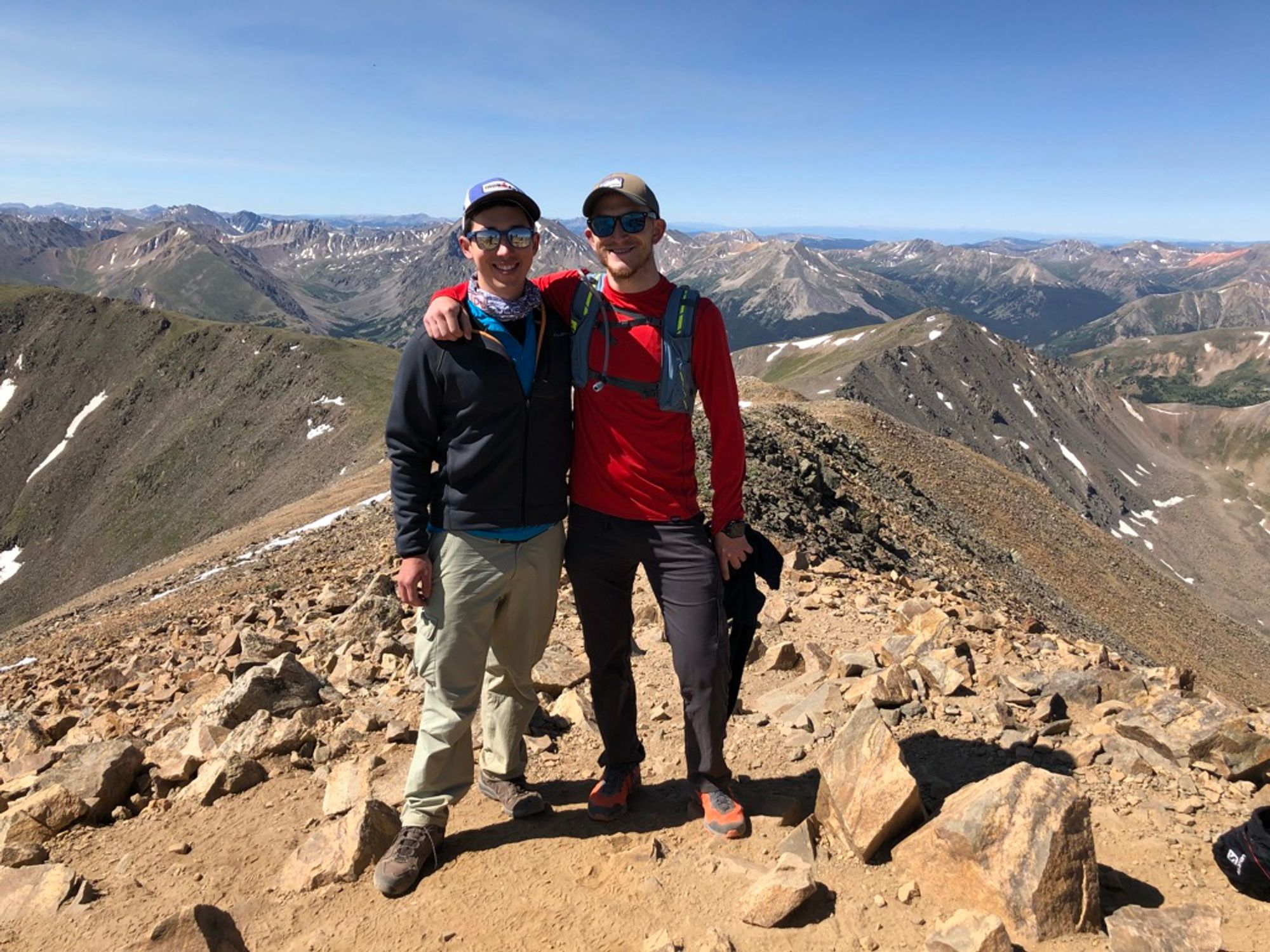 Me and Josh at the summit